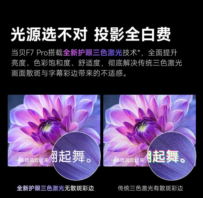 7 Pro3600流明高亮度白天观影毫无压力尊龙凯时app网站618客厅投影仪选择当贝F(图8)